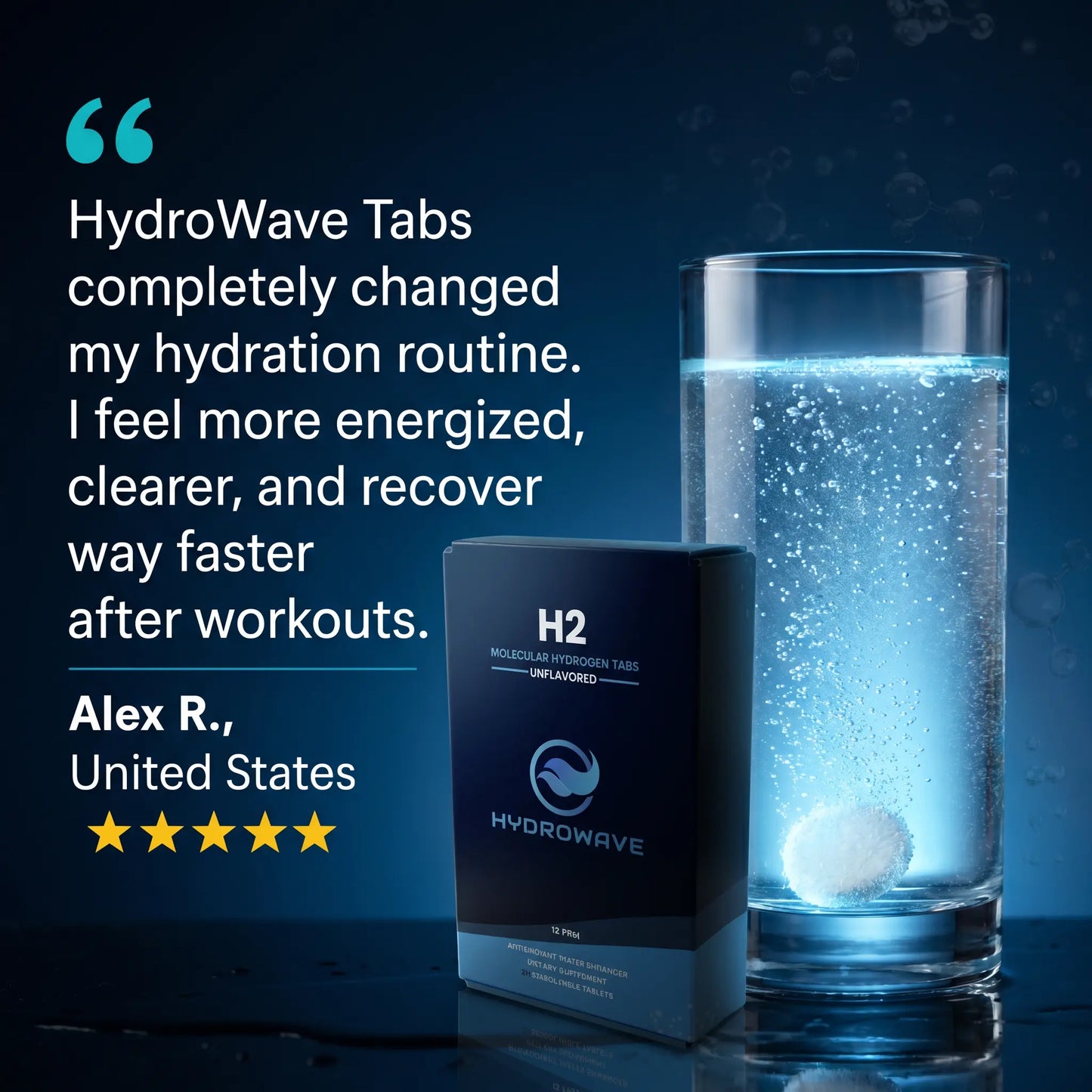 HydroWave™ Hydrogen Tabs - BOGO Sale